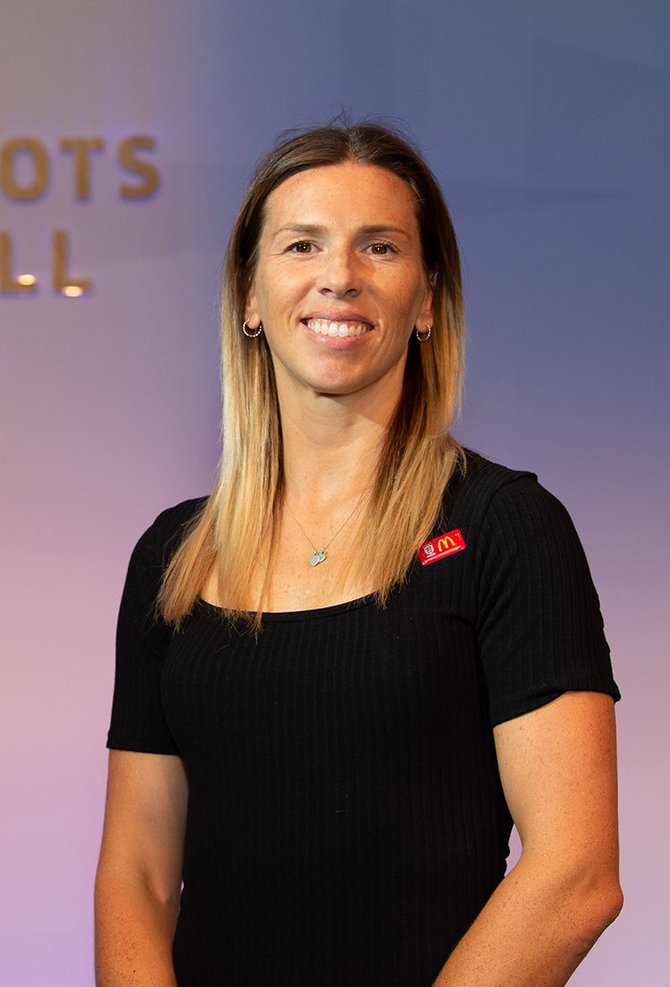 England's Carly Telford at the FA Grassroots Football Awards in 2019