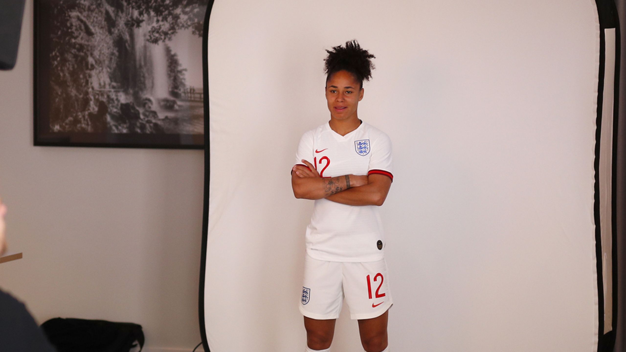 England's Demi Stokes