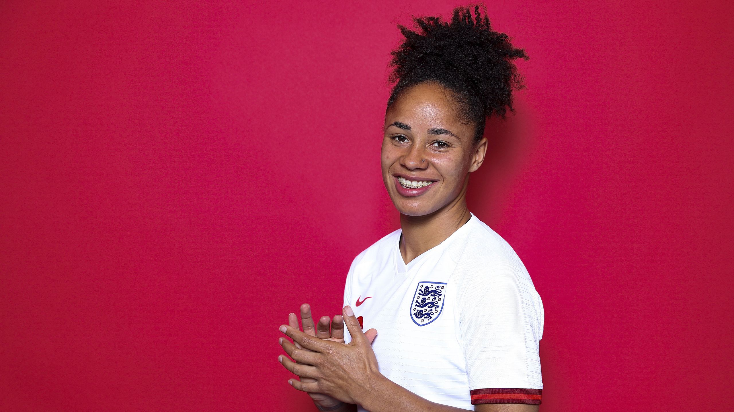 England's Demi Stokes