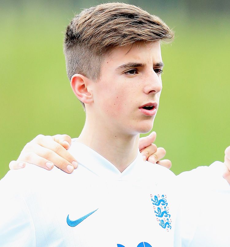 Mason Mount in action for England U17s