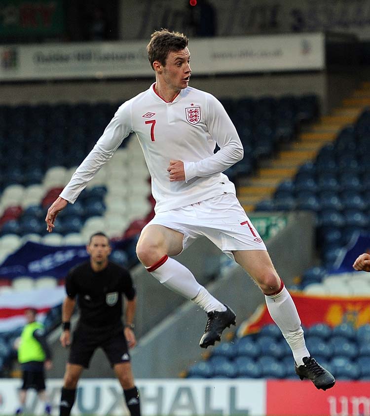 Will Keane with England U19s