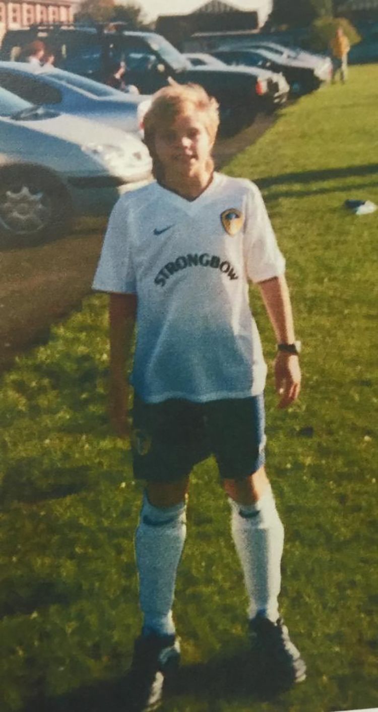 England's Rachel Daly in her time with Leeds United
