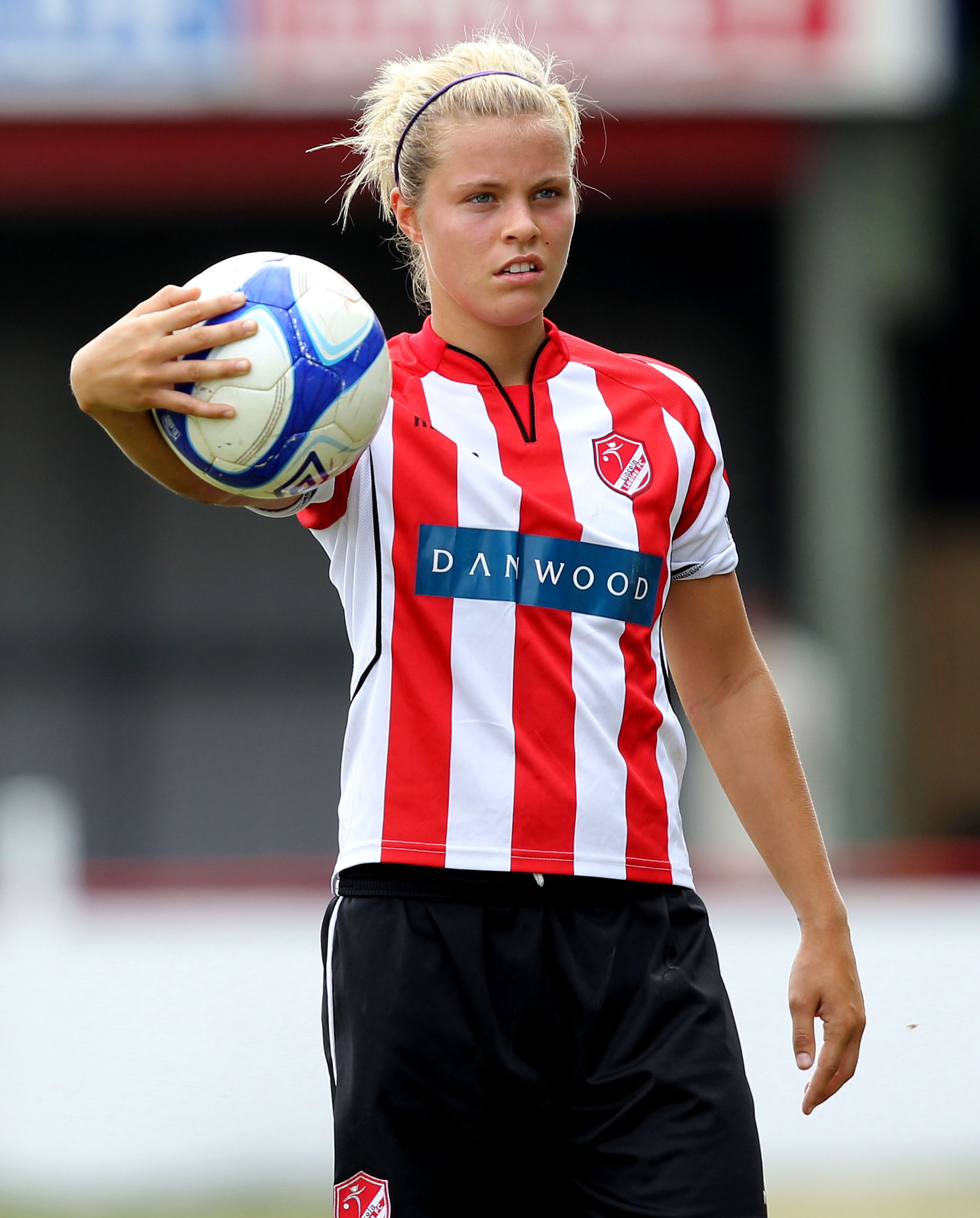 Rachel Daly in action for Lincoln Ladies