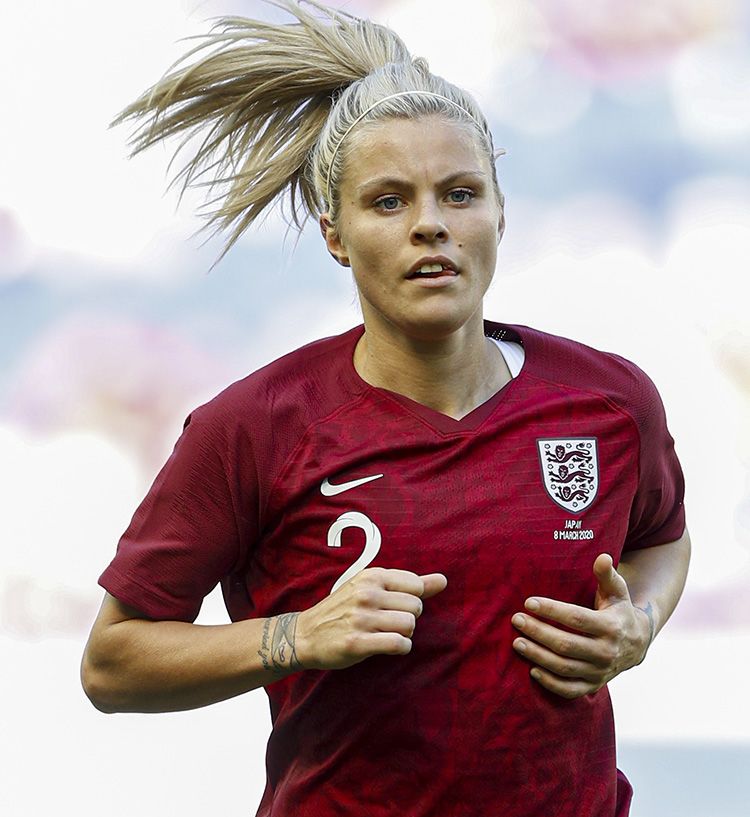 Rachel Daly in action for England