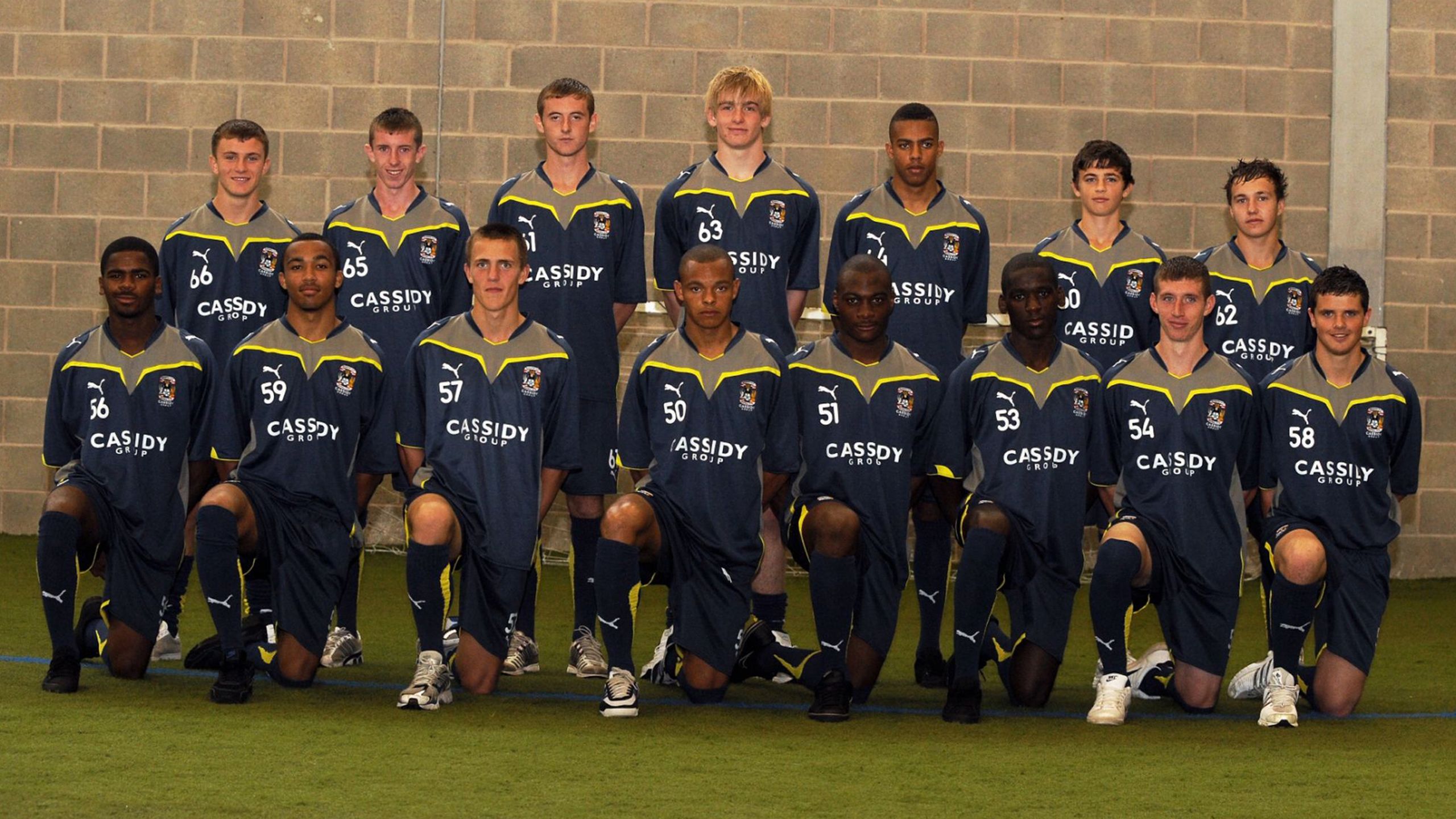 Callum Wilson with the Coventry City Academy. Photo courtesy of Coventry City FC