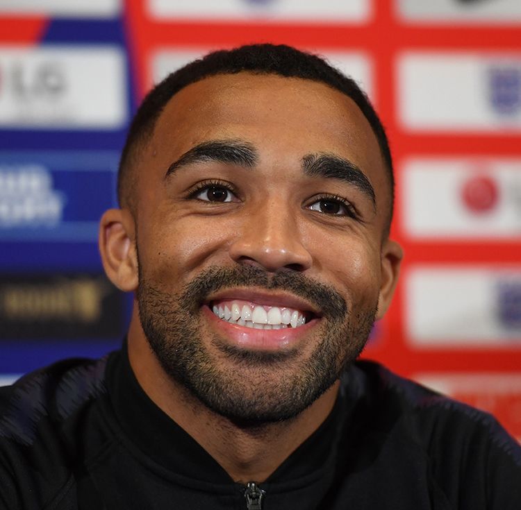 Callum Wilson speaks to the media