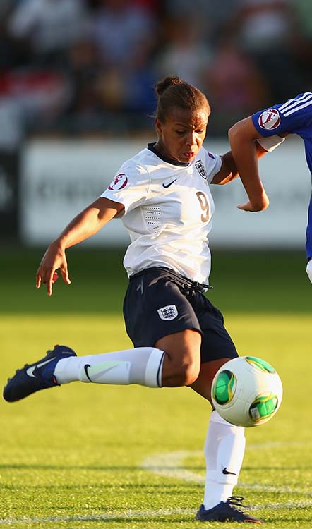 Nikita Parris during the UEFA EURO U19 semi-final against Finland in 2013