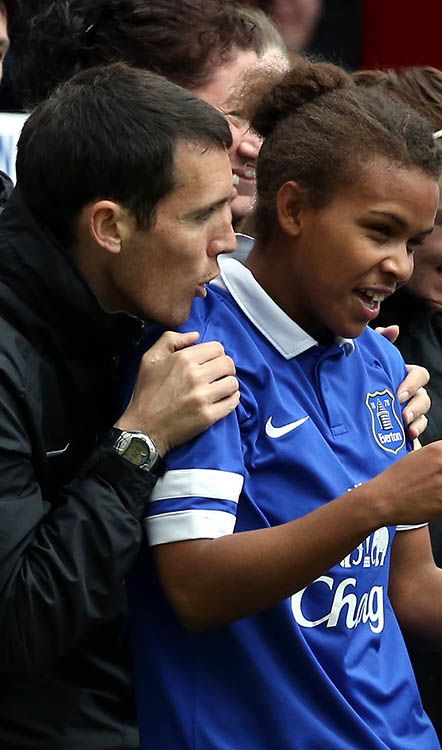 Andy Spence and Nikita Parris in 2014