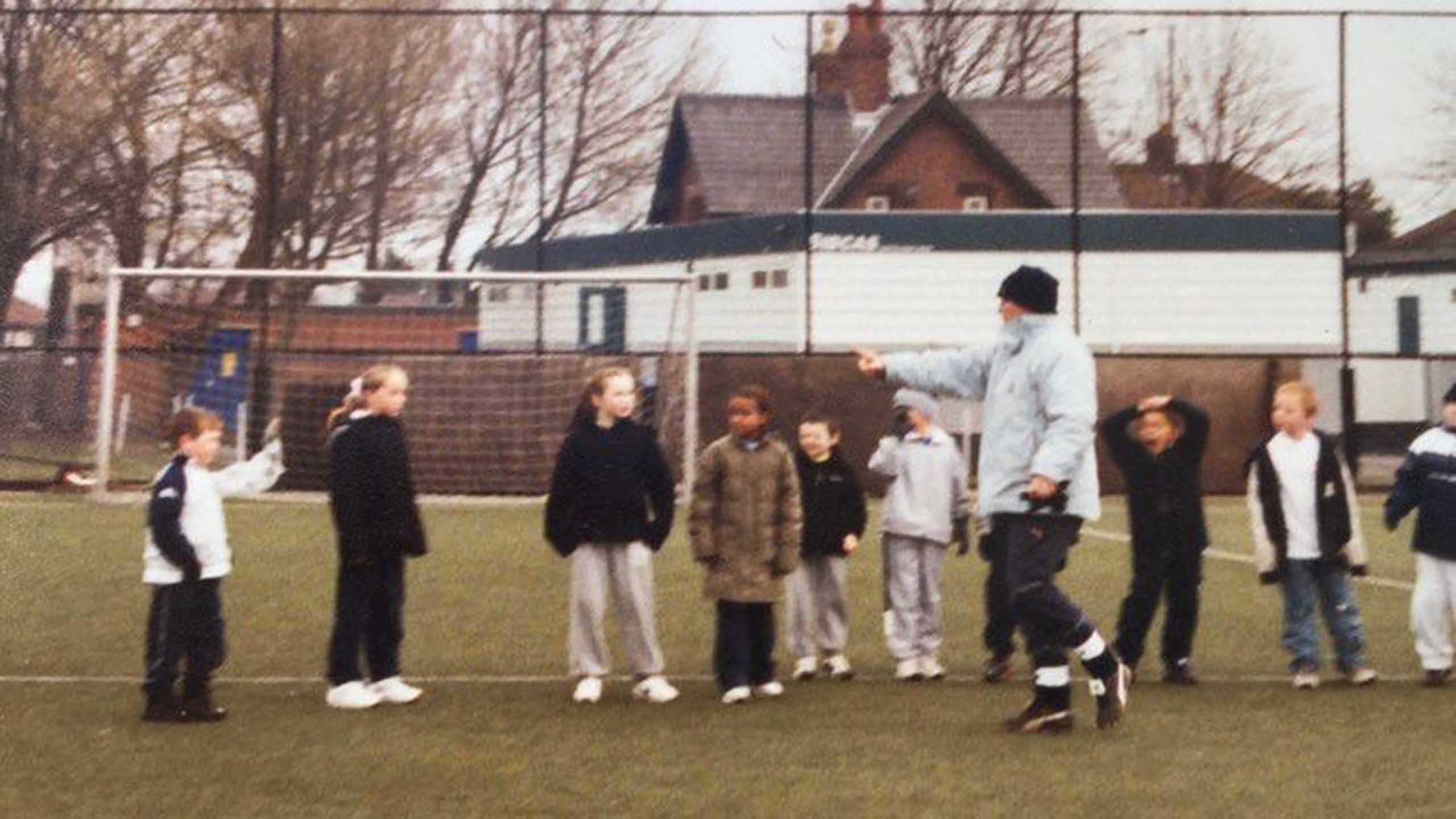 Nikita Parris playing grassroots football