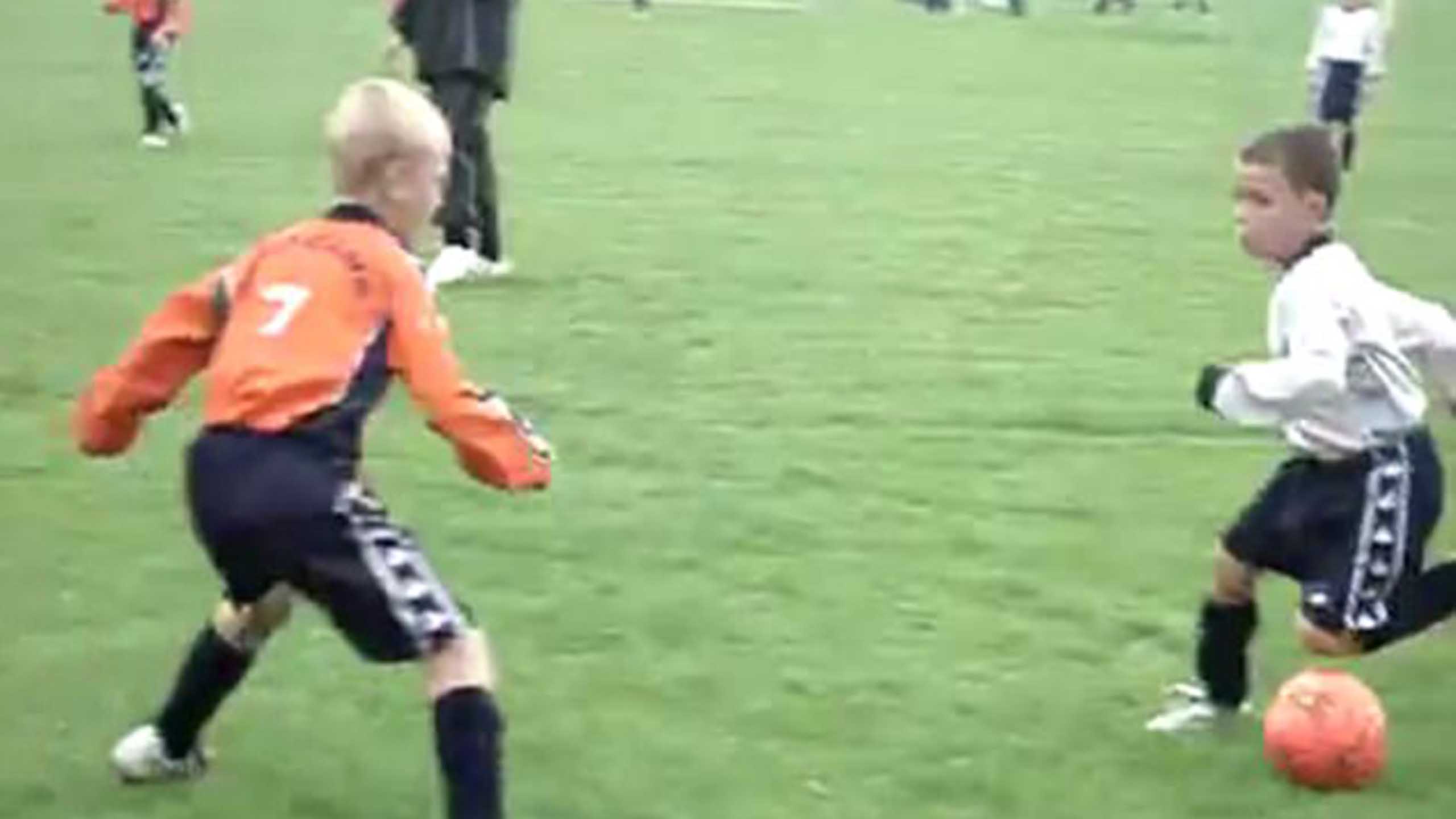 Phil Foden playing for Reddish Vulcans