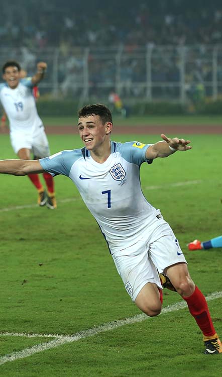 Phil Foden scoring in the final of the Under-17 World Cup in 2017